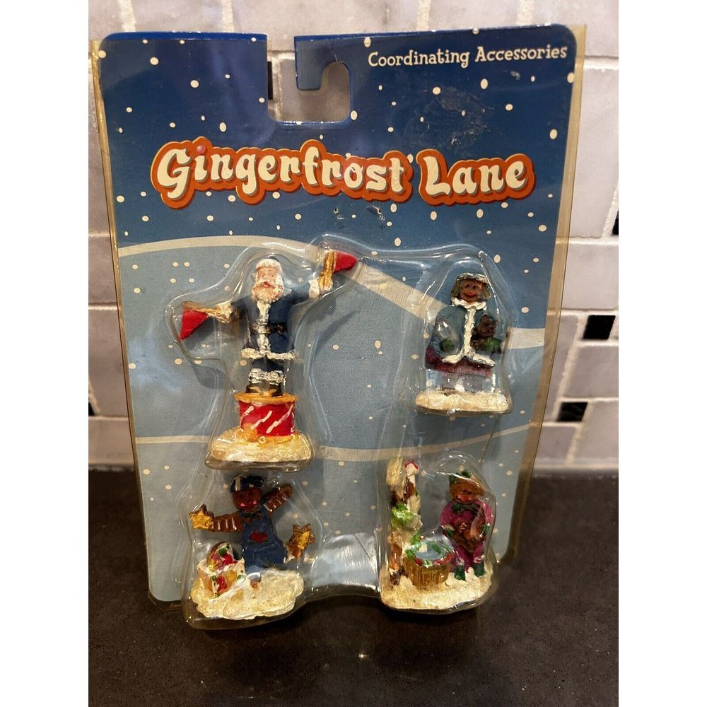 Vintage Ginger‎ Frost Lane Accessories LOT (2) New Xmas Holiday Decoration NOS